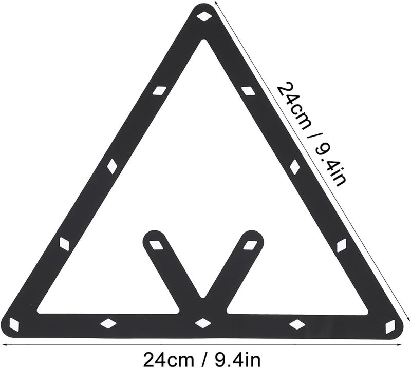 Magic Ball Rack, Pool Rack for Positioning Billiard Table 6 Pcs Set Save Space and Simple to Use Table Pool Cue Accessory